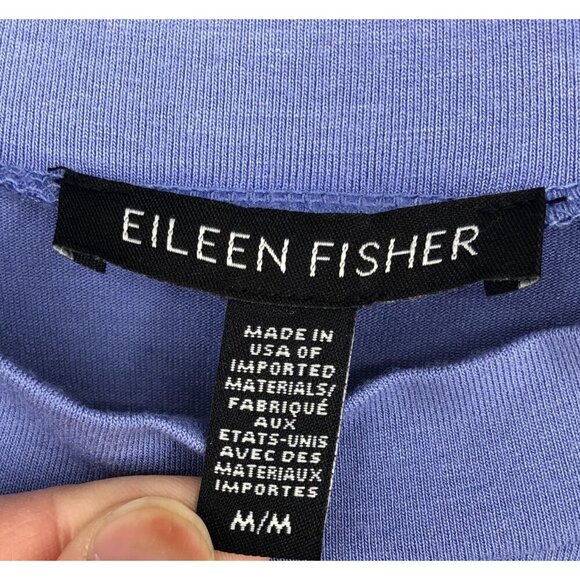 Eileen Fisher Hydra Crew Neck Shift Dress Womens M Quiet Luxury Oversized $178 - Picture 3 of 7